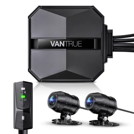 Vantrue F1 2CH – kamera motocyklowa przód + tył, WiFi GPS, wodoszczelna IP67